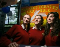 Irish students come first in the world for their award winning LED lightbulb!