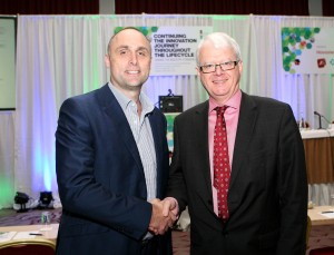 At the PharmaChemical Ireland Conference at the Radisson Blu Hotel, Cork were L to R., Colin Murphy MD, Industry and Business Magazine and Matt Moran, Director, PharmaChemical Ireland. Picture, Tony O'Connell Photography.