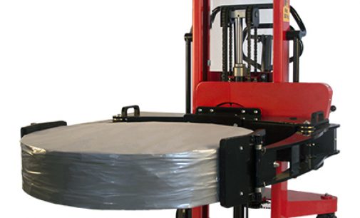 The Reel Rotator from Logitrans lifts and rotates reels of up to 500kg