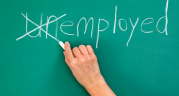 Unemployment rate at lowest figure since 2008