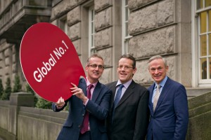 From L-R: Michael Culligan, business manager, Dublin BIC; David Varian, chairman, Guinness Enterprise Centre; and Minister Richard Bruton TD