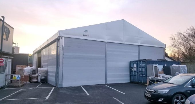 Temporary Building Provides Breathing Space for Irish Catering Supplier
