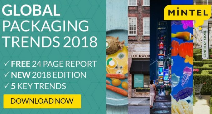 Mintel Announces Five Global Packaging Trends For 2018