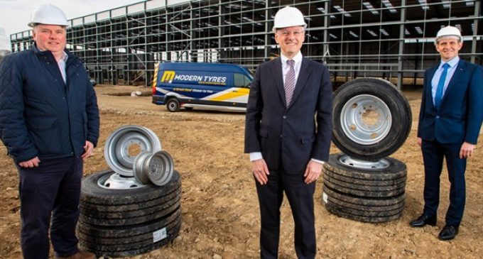 Modern Tyres to invest £5.6 million and create 23 jobs at new Newry manufacturing facility