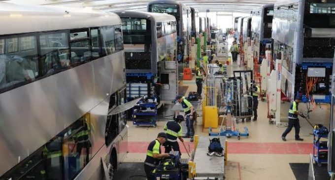 Wrightbus creating hundreds of new jobs as it targets further growth in green transport